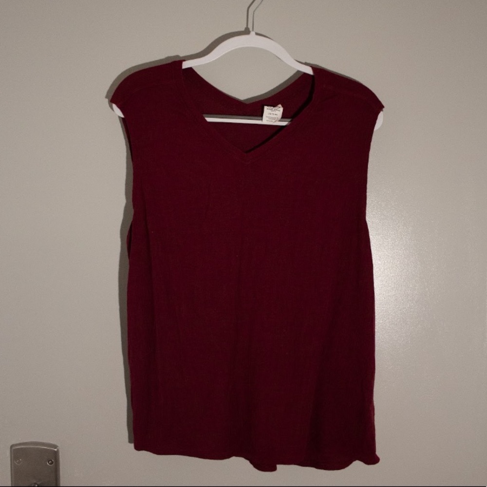 Maroon Tank Top